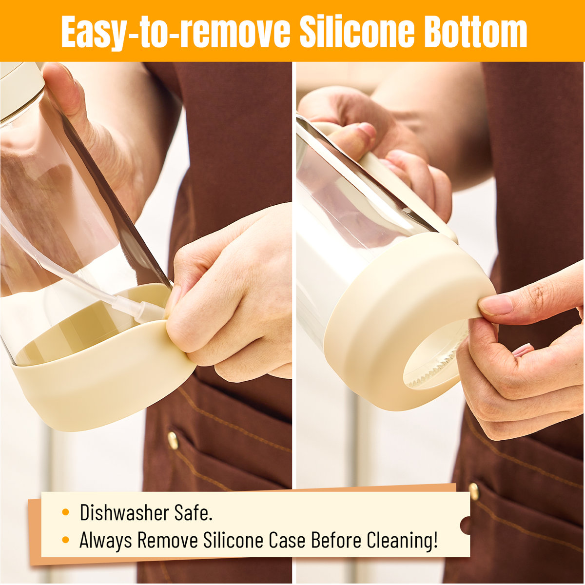 16 oz glass oil jug kitchen seasoning bottle, leak-proof olive oil storage bottle with non-slip silicone bottom, kitchen supplies for catering, cooking and salad dressing, with spray and pouring functions.2-in-1 olive oil dispenser.